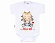 Body s potiskem New Baby MIMI ŠÉF