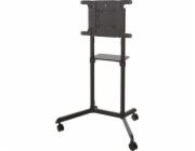 Neomounts  NS-M1250BLACK / Mobile Flat Screen Floor Stand (height: 160 cm) / Black