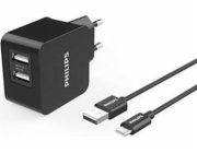 Philips 2x USB-A 3A nabíječka (28689)