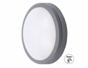 Solight LED venkovní osvětlení se senzorem Siena, šedé, 20W, 1500lm, 4000K, IP54, 23cm