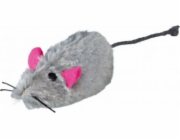 Trixie Toy Mouse in Fur na elastickém pásmu 48 ks