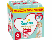 PAMPERS PANES PANS PREMIUM PARES 6, 15+ KG, 93 PC.