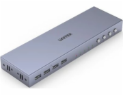 Spínač Unitek Unitek Switch KVM 4K HDMI 2.0 4-in 1-out +USB