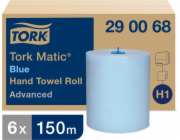 Tork Tork Matic - ručník v roli, modrá, celulóza + odpadní papír - 150 m