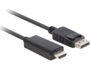 Lanberg CA-DPHD-11CC-0050-BK cable gender changer DisplayPort HDMI Black