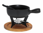 KELA Sýrové fondue COUNTRY nerez / keramika o22 cm KL-16640