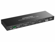 PremiumCord khswit41e PREMIUMCORD HDMI switch, 4K@60Hz HDMI2.0 KVM 4:1, s dálkovým ovladačem