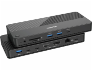 Unitek 12v1 stanice/replikátor, HDMI 8K, USB 4, 100W (D1079A)