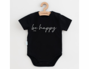 Kojenecké bavlněné body s krátkým rukávem New Baby Be Happy Vel.86 (12-18m)