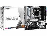 ASRock MB Sc AM5 B650M PRO RS, AMD B650, 4xDDR5, 1xDP, 1xHDMI, mATX