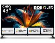 CHiQ U43QM8E TV 43", QLED, Google TV, Frameless, Dolby Audio, dbx-tv, nový design podstavce