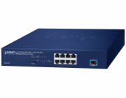 Planet switch 8x1Gb/2.5Gb + 1xSFP+ 10Gb, VLAN, fanless