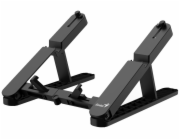 GENIUS G-Stand M200 přenosný stojan na notebook, tablet a telefon, 10-17", 6 pozic, skládací, černý