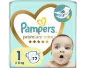 Pampers Premium Care Diapers 2-5kg size 1-NEWBORN  72pcs