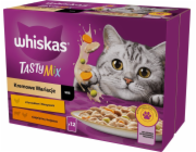 WHISKAS Tasty Mix - mokré krmivo pro kočky - 12x85g