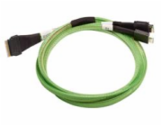 Broadcom LSI internal U.3 cable 1.0 m SlimLine x8 (SFF-8654) to 2x OcuLink x4 (SFF-8612)