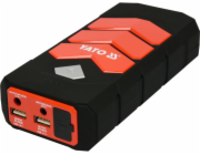 Startér do auta YATO YT-83081 powerbanka do auta 9000 mAh Černá, Oranžová