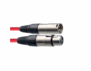 Stagg SMC6 CRD, mikrofonní kabel XLR/XLR, 6m, červený