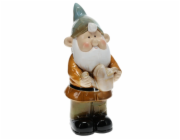 Zahradní trpaslík porcelán 33 cm červená čepice KO-252214140cerv