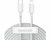 Baseus Simple Wisdom Data Cable Kit USB-C to Lightning PD 20W (2PCS/Set) 1.5m White