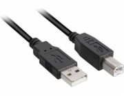 USB 2.0 Kabel, USB-A Stecker > USB-B Stecker