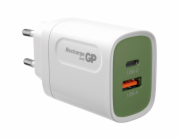 GP 20W USB-A & USB-C Charger incl. Adapter for EU,CN and UK