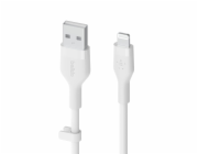 Belkin Flex Lightning/USB-A 3m mfi cert., bílý     CAA008bt3MWH