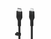 Belkin Flex Lightning/USB-C 15W 1m, mfi, 15W, cern. CAA009bt1MBK