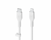 Belkin Flex Lightning/USB-C 15W 3m, mfi, 15W, bílý CAA009bt3MWH