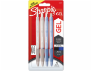 2x2 Sharpie S-Gel Frost Blue + Pearl White 0,7 mm blue + black