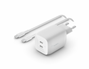 Belkin Dual Netzladegerät 65W PD USB-C + 2m Cable WCH013vf2MWH-B6