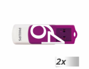 Philips USB 2.0 2-Pack      64GB Vivid Edition Magic Purple FM64FD05D/00