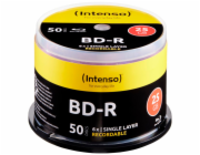 1x50 Intenso BD-R 25GB 6x Speed, Cakebox