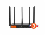 Tenda W30E WiFi Hotspot AX3000 Gigabit Router, 1x GWAN, 2x GWAN/LAN, 1x GLAN, VPN, Captive portal