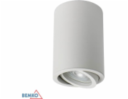 Stropní lampa Bemko. Ulter. Nastavitelný FI55 GU10 Max. 1x50W bílá C23-DLU-AR-GU10-150-WH