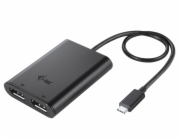 i-tec USB-C Dual 4K/60Hz (single 8K/30Hz) DP Video Adapter