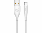 Usams USB-A - USB-C USB kabel 1 m bílý (SJ267USB02)