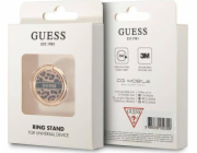 Guess Ring stand Brown Praktické držadlo ve tvaru prstence namontováno na zadním panelu