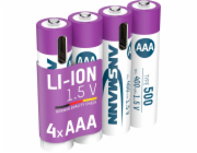 1x4 Ansmann Lithium Akku Micro AAA 400mAh + kabel 1311-0028