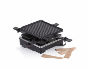 Raclette/Grill Geneva litý hliník černý 4 osoby 21,5x21,5x12,0cm KL-10048