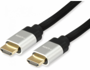 Equip Equip HDMI UHS E.Gewebe 2.1 AA St/St 3.0m 8K60Hz HDR sw