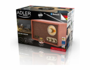 ADLER AD1171, FM Rádio v RETRO stylu s Bluetooth