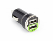 SBOX Autonabíječka 2x USB 2.0 CC-221B blk