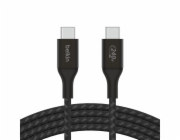 Belkin BOOST CHARGE™ USB-C na USB-C kabel 240W, 1m, černý - odolný