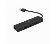 SBOX H-504, 4x USB 3.0 HUB, černý