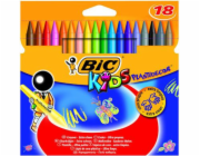 Bic BIC KIDS PLASTIDECOR CRAYONS BOX 18 KS - 829771