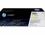 HP toner CE412A č. 305A (žlutý)