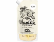 Yope Tekuté mýdlo Vanilka Cinnamon 500 ml - náhradní balení