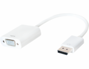 LogiLink DisplayPort - D-Sub (VGA) AV adaptér bílý (CV0059B)