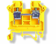Simet 2vodičová svorkovnice 6mm2 žlutá NOVINKA ZSG 1-6,0Nz (11421314)